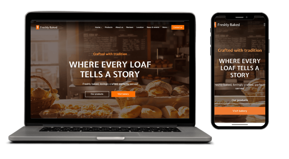 bakery website
